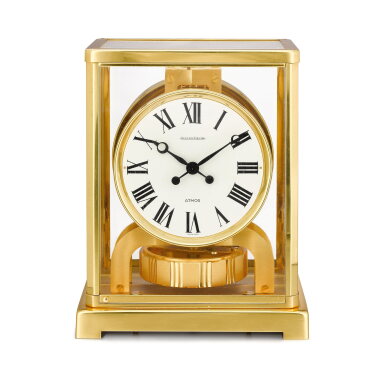View full screen - View 1 of Lot 8166. Atmos, Reference 5832 | A gilt brass atmos clock, Circa 1990 | 積家 | Atmos 型號5832 | 鍍金銅製空氣鐘,約1990年製.