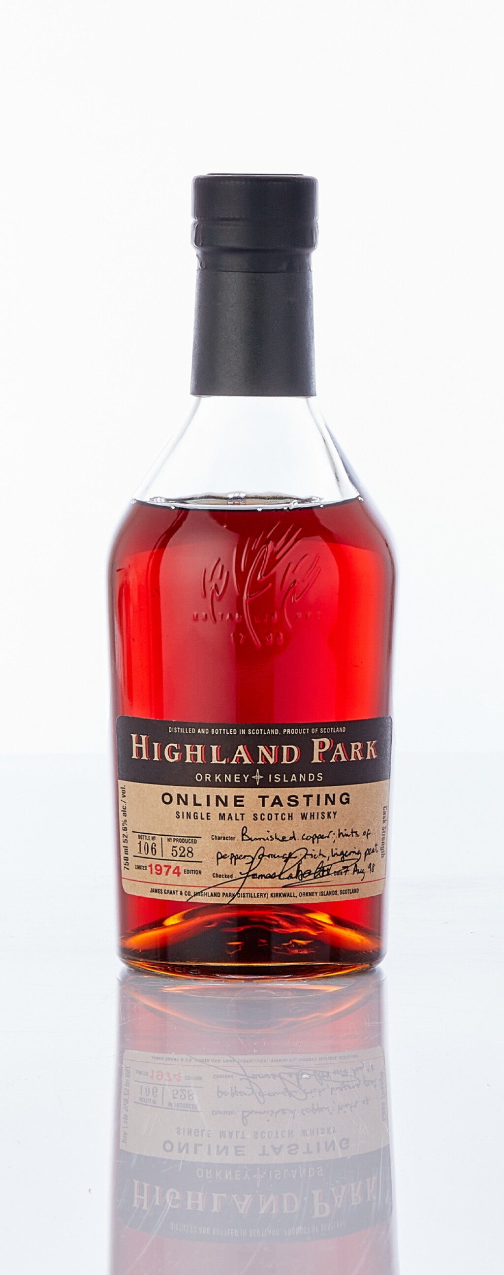 Highland Park Online Tasting Limited Edition 52.6 abv 1974 (1 BT75)