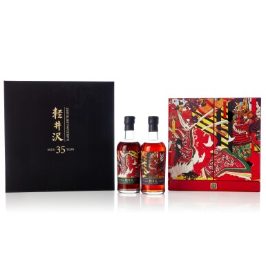 View full screen - View 1 of Lot 5021. 輕井澤 "屋島之戰"系列 Karuizawa 35 Year Old Cask #164 and #4373 "The Great Battle Of Yashima" 1981 (2 BT70).