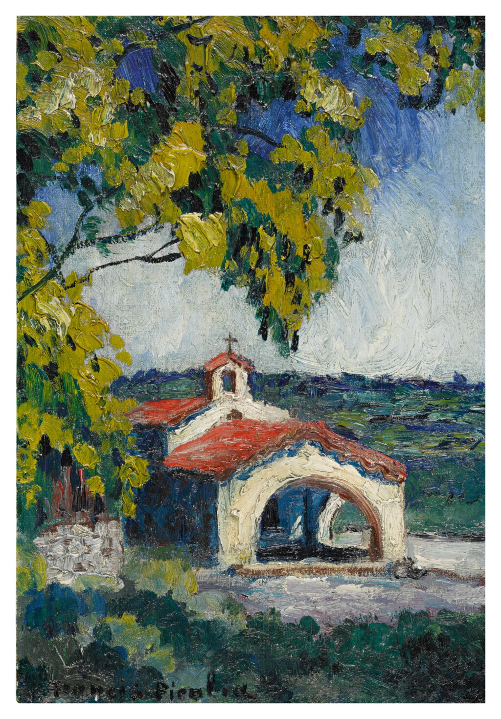 View full screen - View 1 of Lot 13. FRANCIS PICABIA | CHAPELLE À SAINT-PAUL-DE-VENCE.