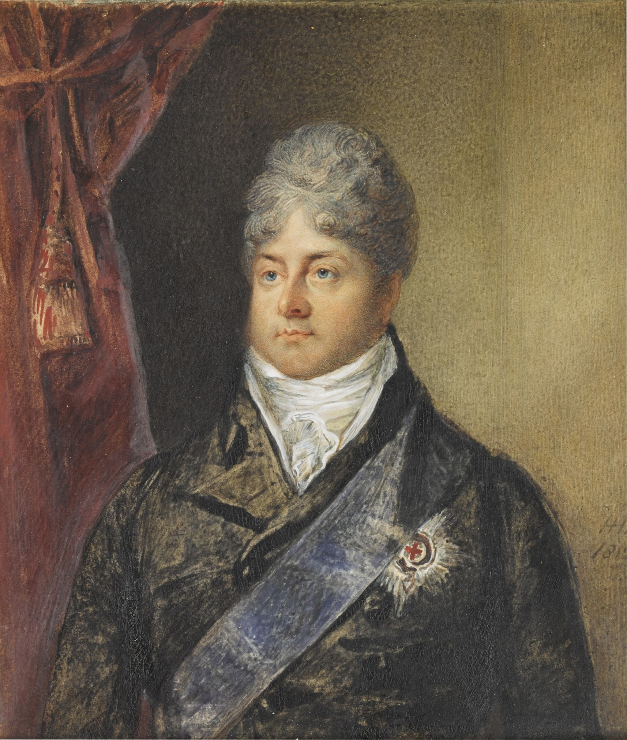 George 4 Fat Portrait of George, Prince of Wales, later George IV (1762-1830) | Old ...