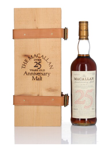 View full screen - View 1 of Lot 7. The Macallan 25 Year Old Anniversary Malt 43.0 abv 1972 (1 BT 75cl).
