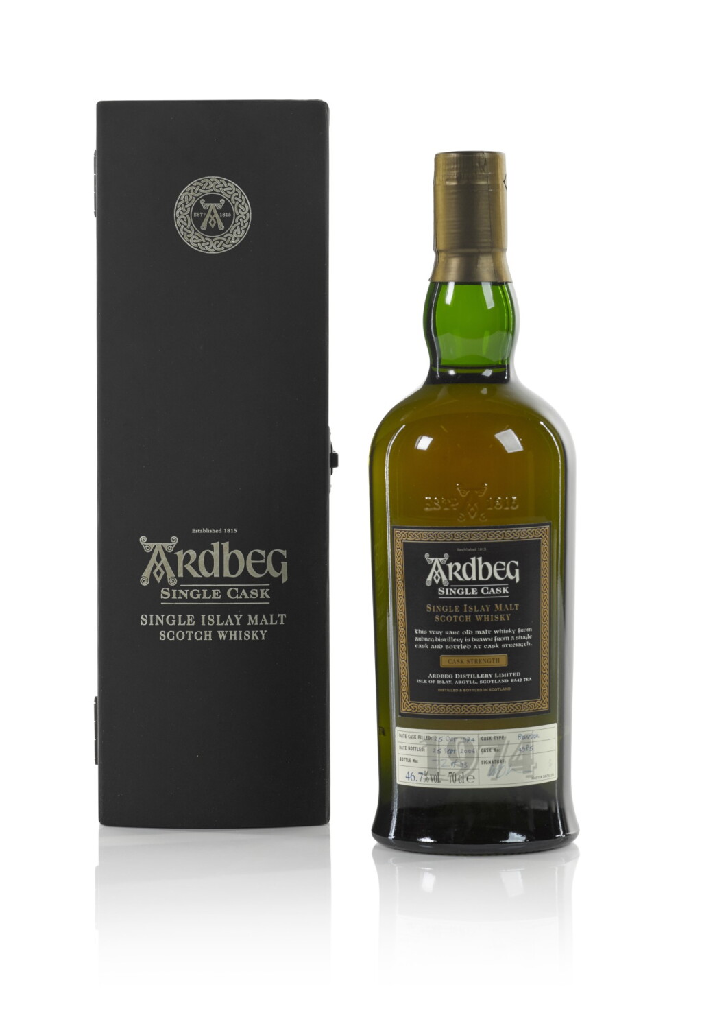 View full screen - View 1 of Lot 26. Ardbeg Single Cask #4985 46.7 abv 1974 .