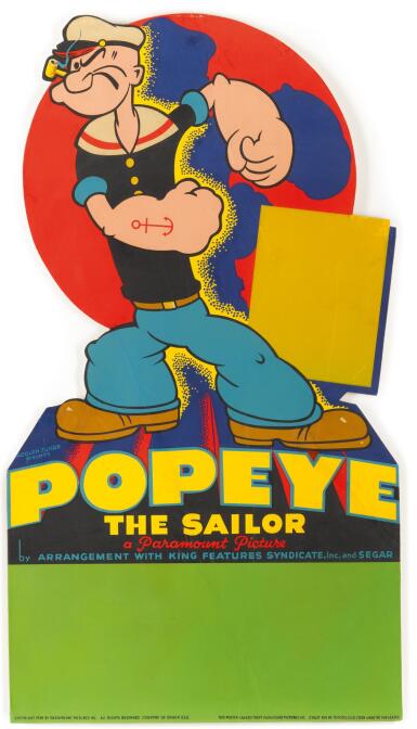 View full screen - View 1 of Lot 1024. POPEYE (1938), POSTER, US.