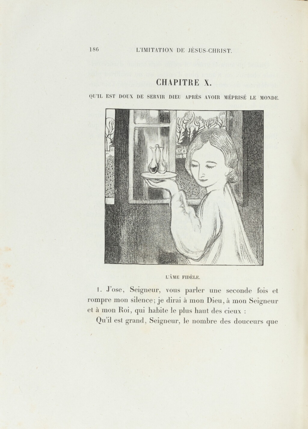 View full screen - View 1 of Lot 414. L'Imitation de Jésus-Christ. Vollard, 1903. Vélin, filets dorés, de Huser. 1/90 sur Chine..