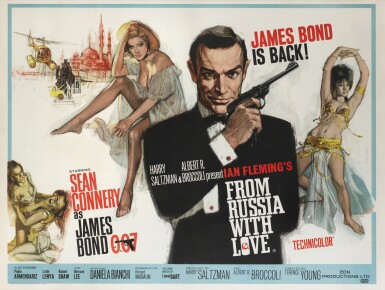 View full screen - View 1 of Lot 19. From Russia with Love (1963), poster, British.