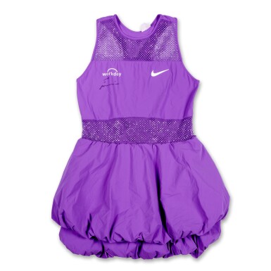 View full screen - View 1 of Lot 16. Naomi Osaka 2025 US Open Quarterfinal Match Worn & Signed Outfit.