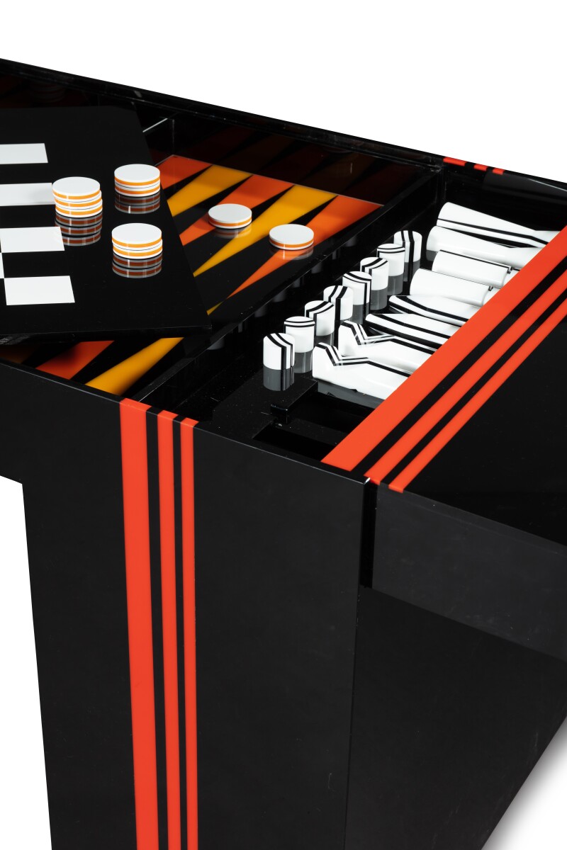 Grand Backgammon de Luxe 21 – Simili Cuir, Feutre Spécial et Accessoires Premium Grand Backgammon de Luxe 21 – Simili Cuir, Feutre Spécial et Accessoires Premium