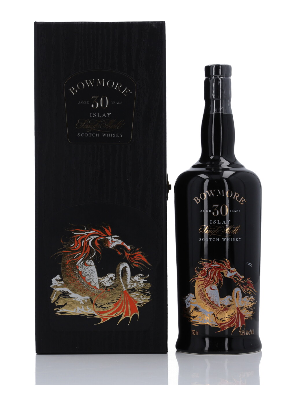 View full screen - View 1 of Lot 126. Bowmore Sea Dragon 30 Year Old 43.0 abv NV (1 Bottle 75cl).