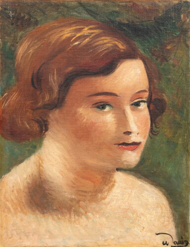 View full screen - View 1 of Lot 134. Tête de Jeune femme.