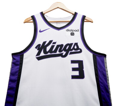 View full screen - View 1 of Lot 196. Chris Duarte Sacramento Kings 2023-2024 Game Worn Association Edition Jersey .