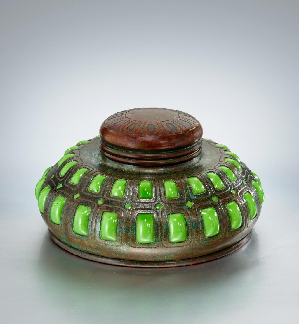 View full screen - View 1 of Lot 219. Reticulated Inkstand.