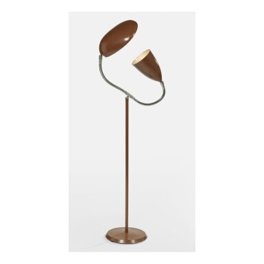 View full screen - View 1 of Lot 270. GRETA MAGNUSSON GROSSMAN | "COBRA" FLOOR LAMP.