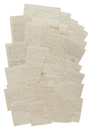 View full screen - View 1 of Lot 38. Gauld, George | A fine archive, including letters concerning naval affairs during the American Revolution.
