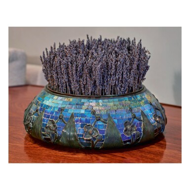 View full screen - View 1 of Lot 55. "Arrowheads" Jardinière.