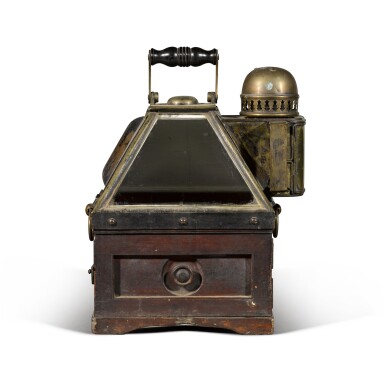 View full screen - View 1 of Lot 48. The Compass from the Duke of Hamilton's Steam Yacht Thistle, A brass and mahogany boat compass, Dent & Co., London, circa 1892.