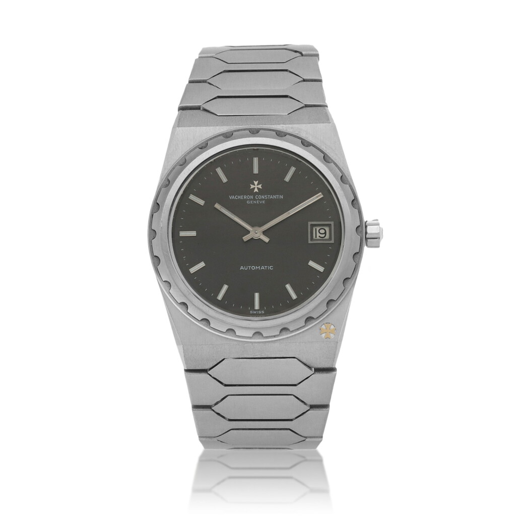View full screen - View 1 of Lot 61. 'Jumbo' 222, Ref. 44018/411 Stainless steel wristwatch with date and bracelet Made in 1980 | 江詩丹頓 | 44018/411型號「'Jumbo' 222」精鋼鍊帶腕錶備日期顯示,1980年製.