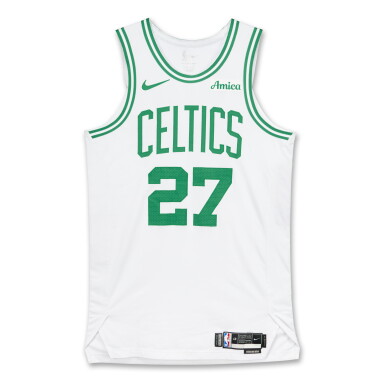 View full screen - View 1 of Lot 32. Jordan Walsh Boston Celtics 2026 NBA Playoffs Eastern Conference Round 1 Game Worn Association Edition Jersey | Game 1 | Matched to 6 Games.