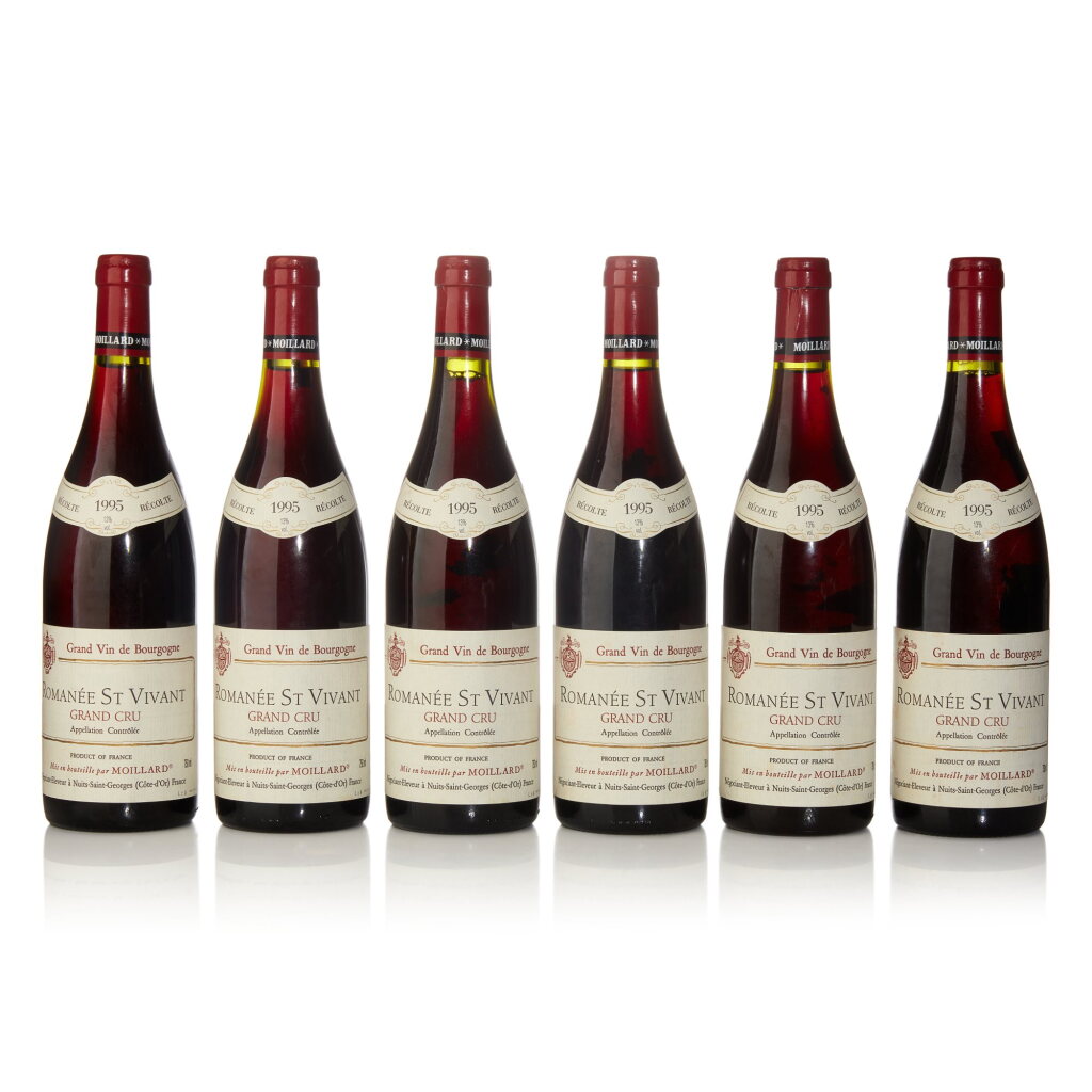 View full screen - View 1 of Lot 315. Romanée St. Vivant 1995 Moillard (12 BT).
