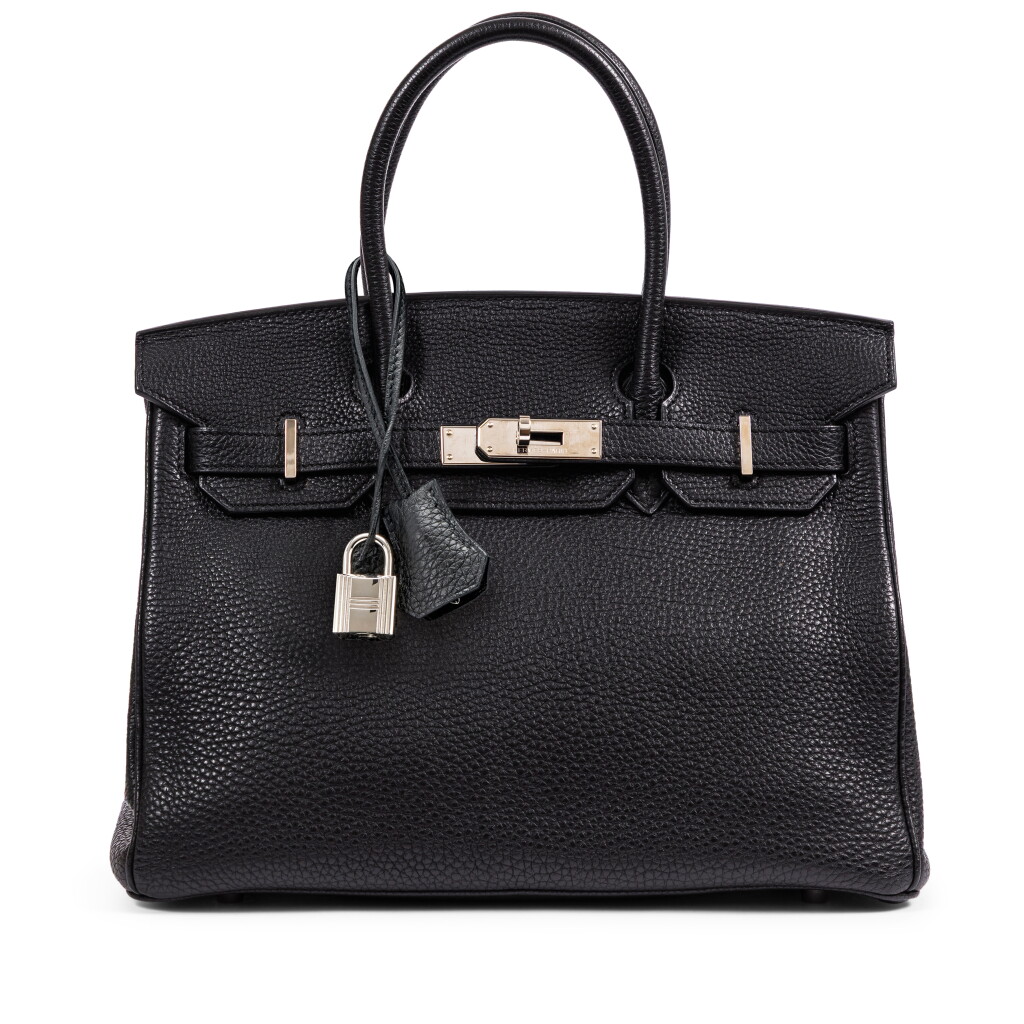 View full screen - View 1 of Lot 687. Black Togo Birkin 30 Palladium Hardware, 2007.