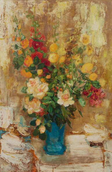 View full screen - View 1 of Lot 8. Le Pho 黎譜 | Flowers 花卉.