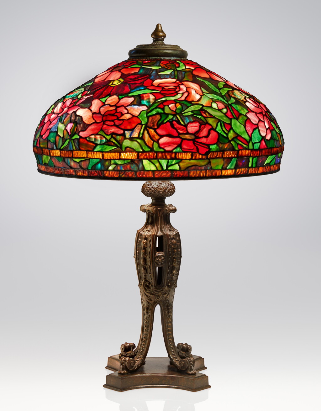View full screen - View 1 of Lot 305. "Peony" Table Lamp.