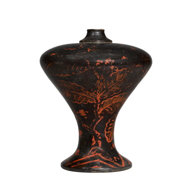 View full screen - View 1 of Lot 13. A LARGE KURO-NEGORO HEISHI, MUROMACHI PERIOD, 16TH CENTURY.