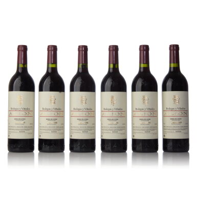 View full screen - View 1 of Lot 1398. Vega Sicilia: Ribera del Duero Alion 2008 (12 BT, 1 MAG).