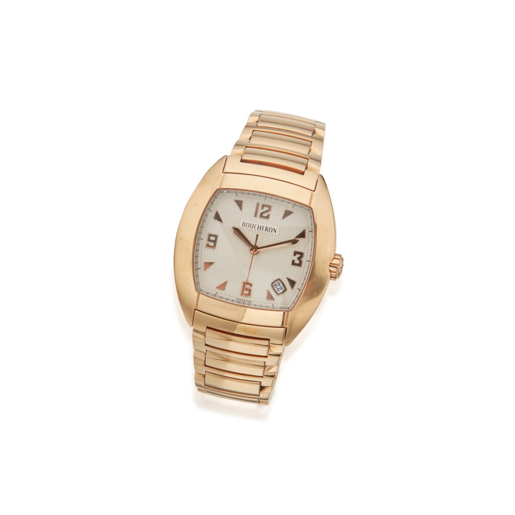 View full screen - View 1 of Lot 326. Boucheron | Gold Wristwatch.