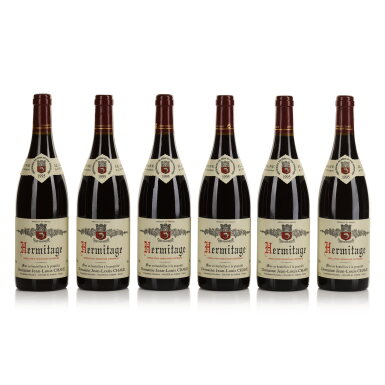 View full screen - View 1 of Lot 326. Hermitage Rouge 1995 Jean-Louis Chave (12 BT).