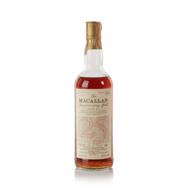 View full screen - View 1 of Lot 46. The Macallan 25 Year Old Anniversary Malt 43.0 abv 1958 .