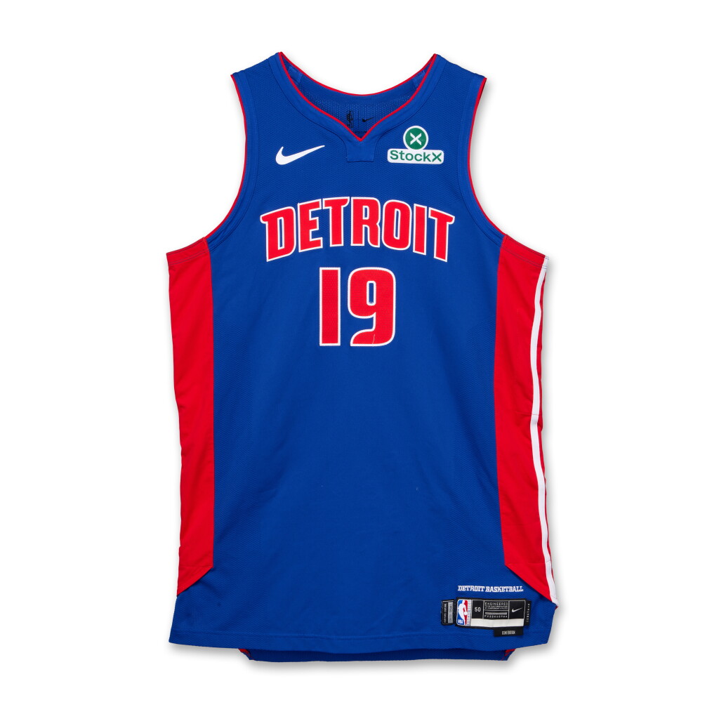 View full screen - View 1 of Lot 118. Simone Fontecchio Detroit Pistons 2025 NBA Playoffs Eastern Conference Round 1 Game Issued Icon Edition Jersey | Game 1 .