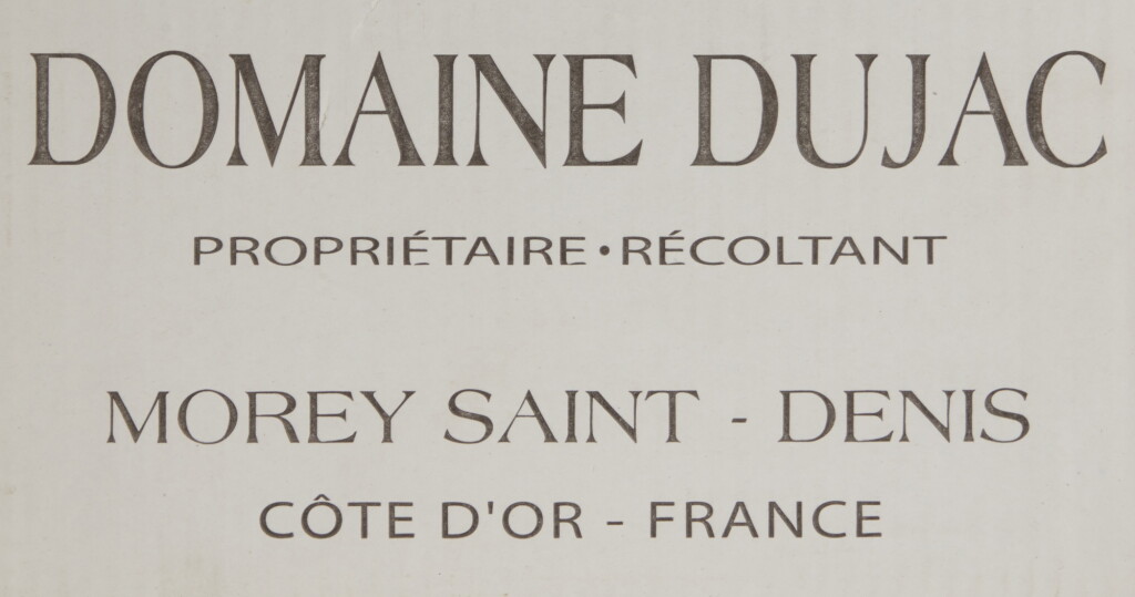 View full screen - View 1 of Lot 215. Chambertin 2018 Domaine Dujac (1 JM30).