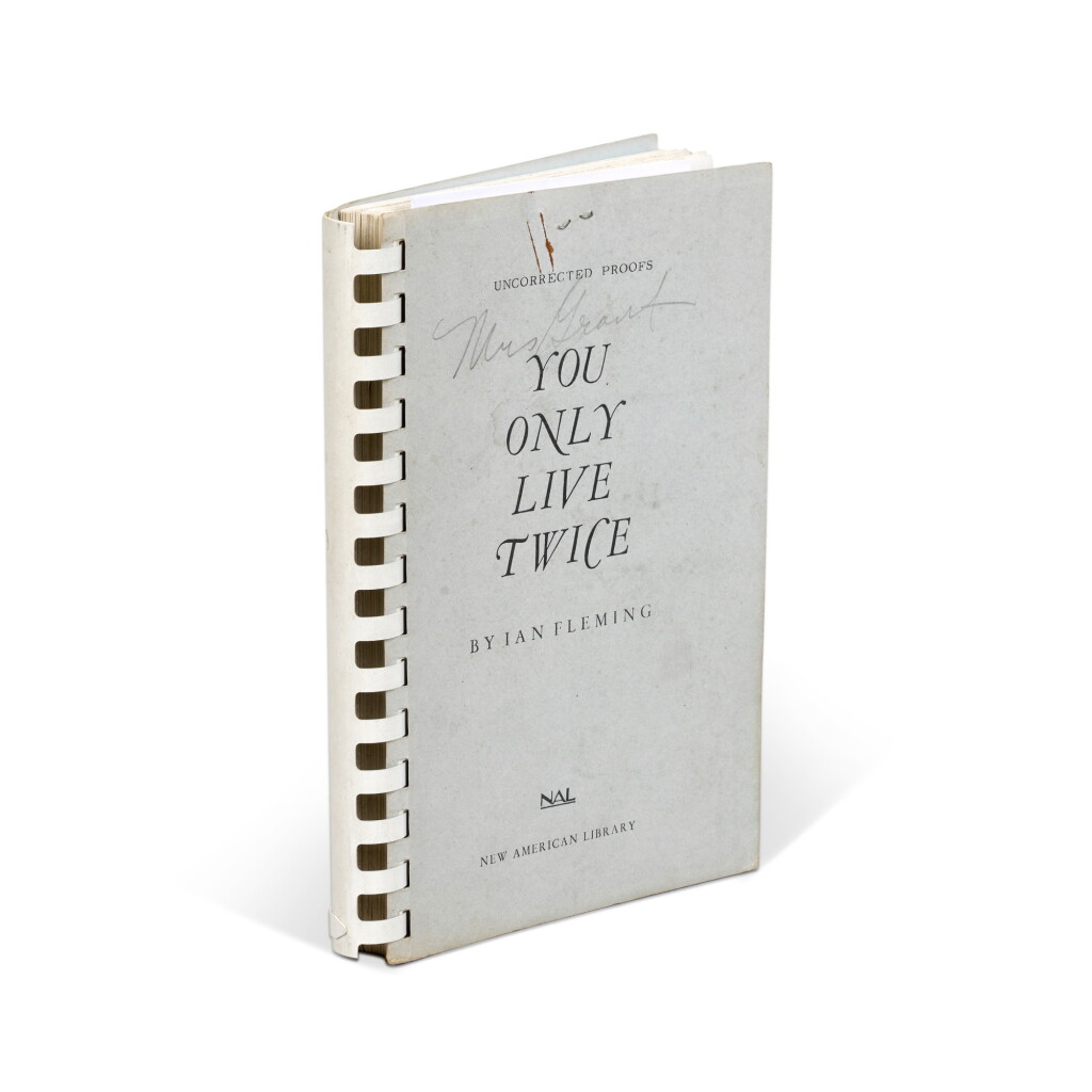 View full screen - View 1 of Lot 130. Ian Fleming | You Only Live Twice, 1964, uncorrected proof copy (US).