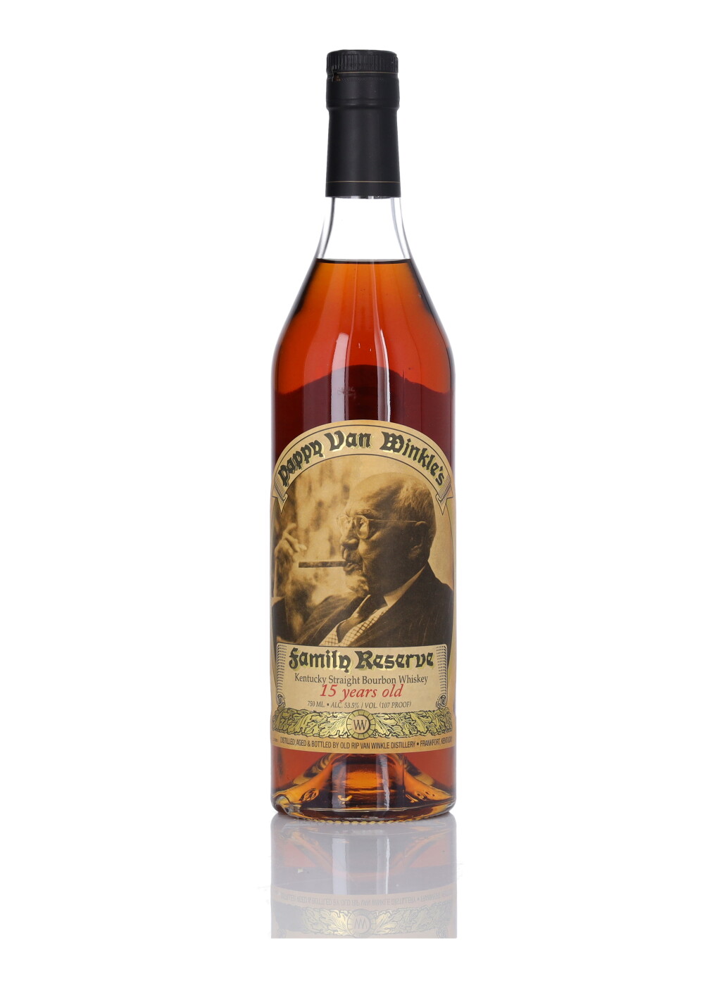 View full screen - View 1 of Lot 134. Pappy Van Winkle's 15 Year Old Family Reserve 107 proof NV (1 BT 75cl).