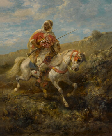 View full screen - View 1 of Lot 506. Arabian Horseman.