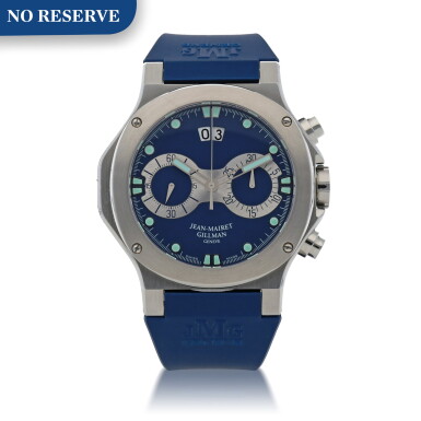 View full screen - View 1 of Lot 446. SPORT CHRONO STAINLESS STEEL CHRONOGRAPH WRISTWATCH WITH DATE CIRCA 2005.
