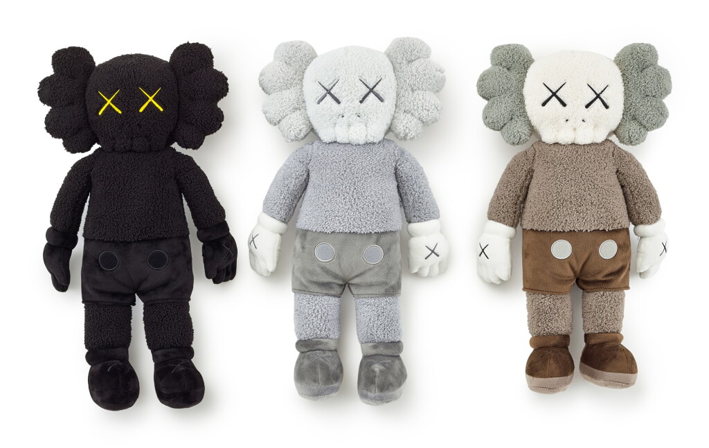 View full screen - View 1 of Lot 2. KAWS | KAWS:HOLIDAY HONG KONG (PLUSH BOX SET OF THREE)(毛絨公仔一組三件).