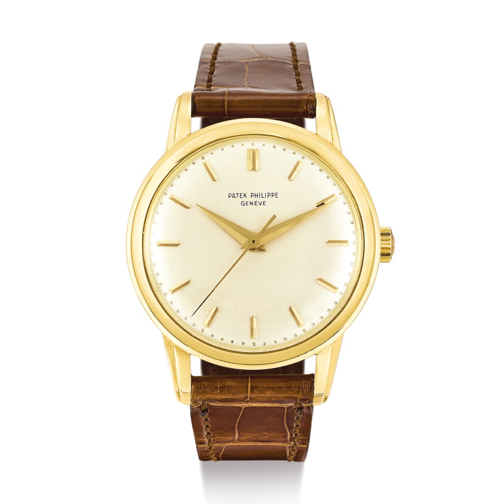 View full screen - View 1 of Lot 2223. PATEK PHILIPPE | REFERENCE 2481 A YELLOW GOLD WRISTWATCH, MADE IN 1963 " | 百達翡麗 | 型號2481 黃金腕錶,機芯編號710506,錶殼編號2630185,1963年製".