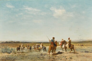 View full screen - View 1 of Lot 120. Crossing the Ford.