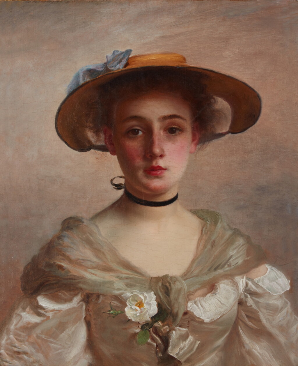 View full screen - View 1 of Lot 141. Portrait of a Young Woman.