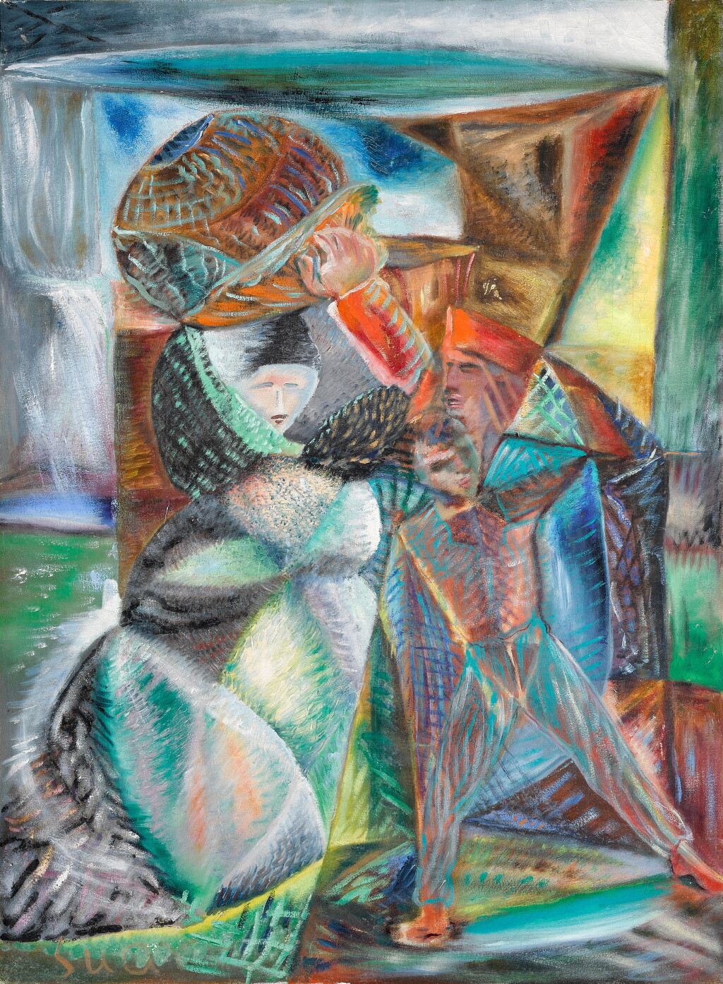 View full screen - View 1 of Lot 54. Untitled (Abstract Figures).