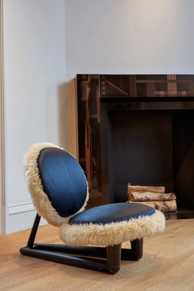 View full screen - View 1 of Lot 54. "Chauffeuse" Chair.