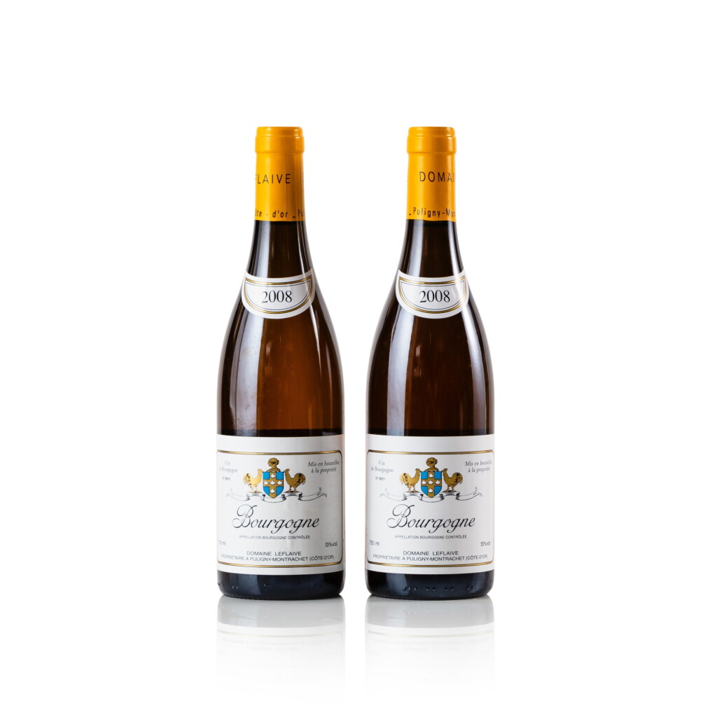 View full screen - View 1 of Lot 613. Bourgogne Chardonnay 2008 Domaine Leflaive (2 BT).