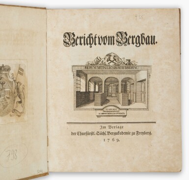 View full screen - View 1 of Lot 127. Kern, Johann Gottlieb | Bericht vom Bergbau, first edition.