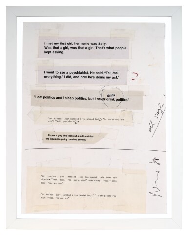 View full screen - View 1 of Lot 9. Untitled (Study for Joke Painting).