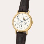 Classique Perpetual Calendar, Reference 5327BA/1E/9V6 | A yellow gold perpetual calendar wristwatch with moon phases and power reserve indication | Circa 2008