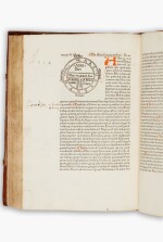Aristotle (pseudo-) & Isidorus Hispalensis | A remarkable Sammelband featuring the first printed lapidary, Merseburg, 1473; and the first printed map, Augsburg, 1472