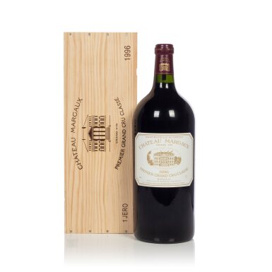 View full screen - View 1 of Lot 5. Château Margaux 1996 (1 JM50).