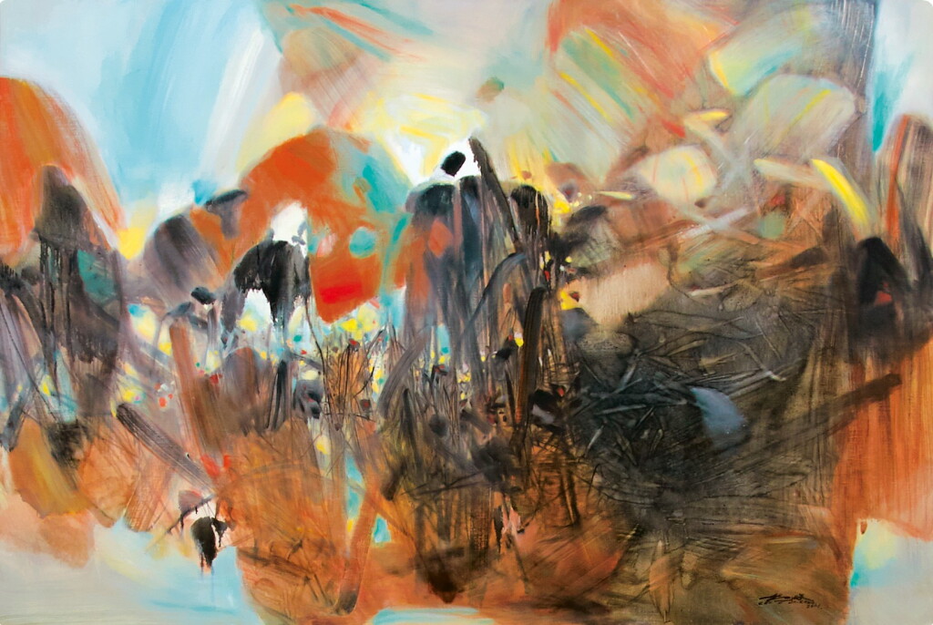 View full screen - View 1 of Lot 785. Chu Teh-Chun 朱德群 | Complexité 紛繁.
